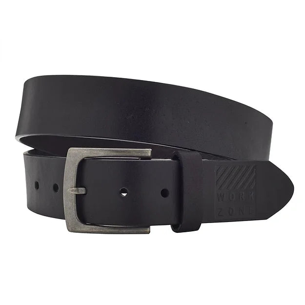 ENGEL Black Leather Belt 0101